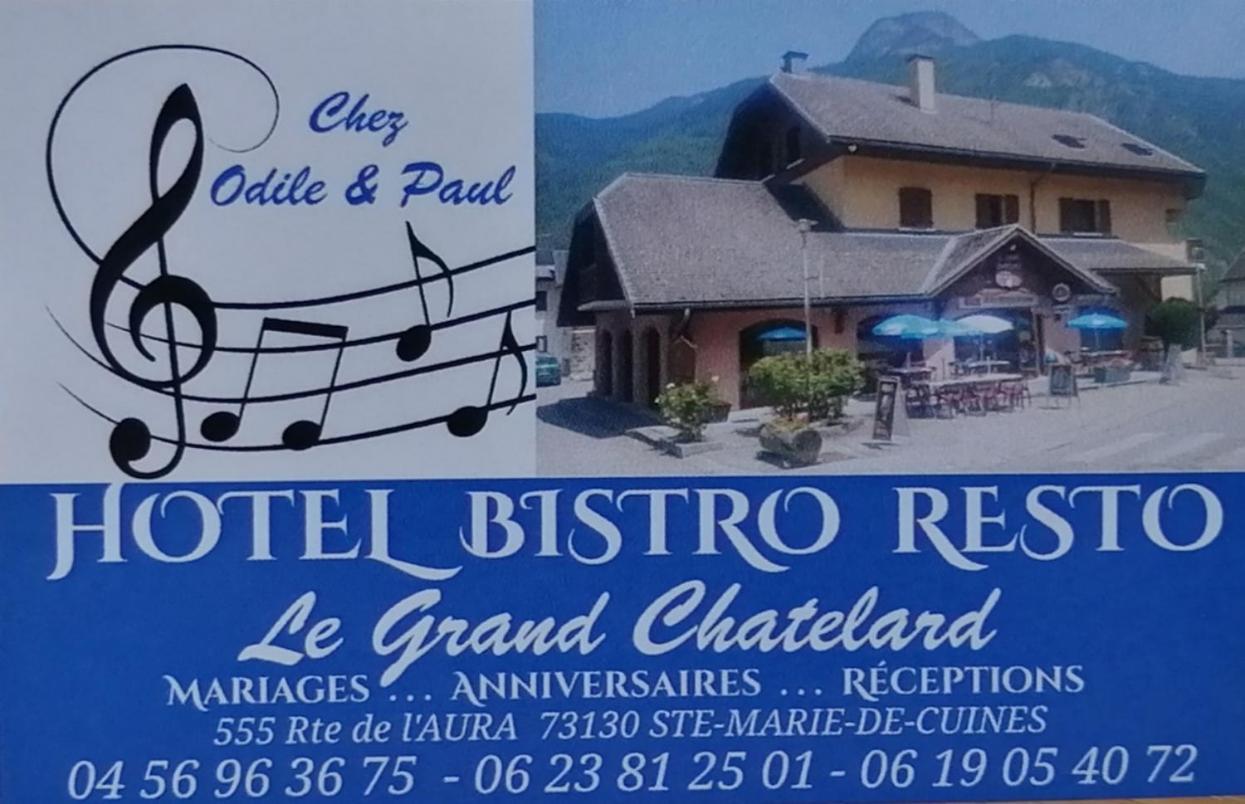 Sainte-Marie-de-Cuines Le Grand Chatelard Hotel Bar Restaurant מראה חיצוני תמונה