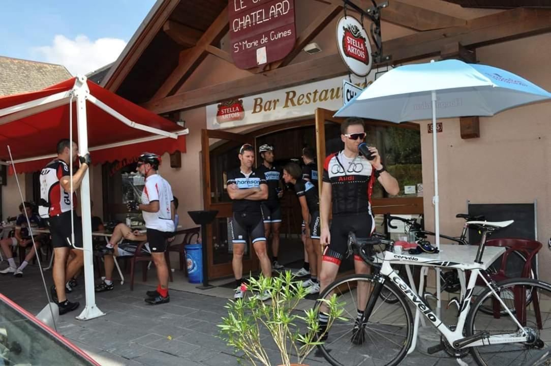 Sainte-Marie-de-Cuines Le Grand Chatelard Hotel Bar Restaurant מראה חיצוני תמונה